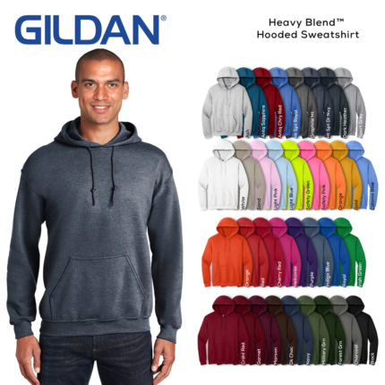 Custom DTF Hoodie Printing - Gildan 18500