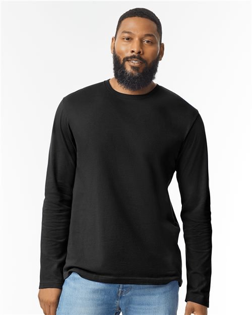 Unisex Softstyle® Long Sleeve T-Shirt Wholesale Blank Unisex Softstyle Long Sleeve T-Shirt - Gildan 64400 - Image 1